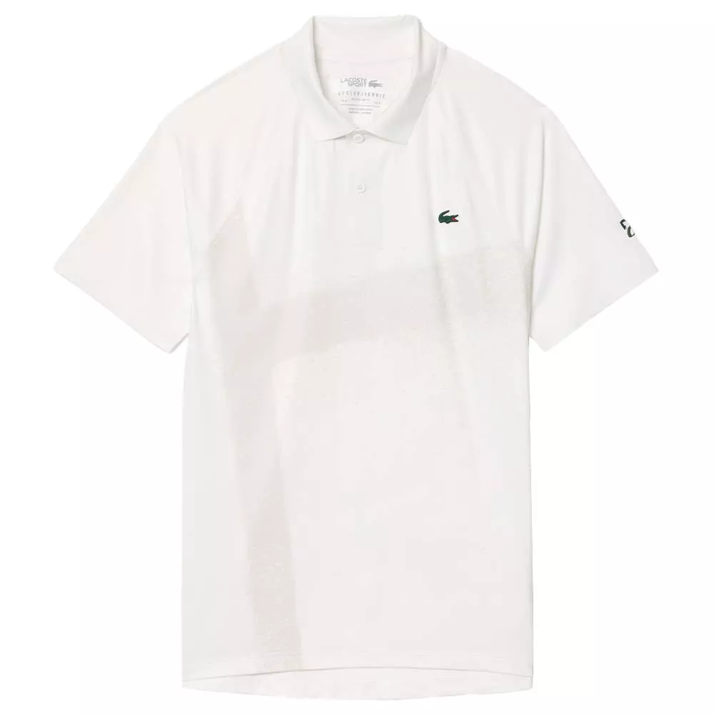 Lacoste Tennis Novak Djokovic Player Blauw / Wit Polo