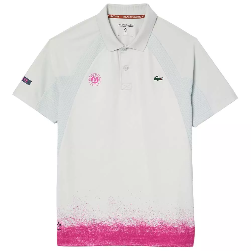 Lacoste Tennis x Daniil Medvedev Roland Garros Marineblauw polo