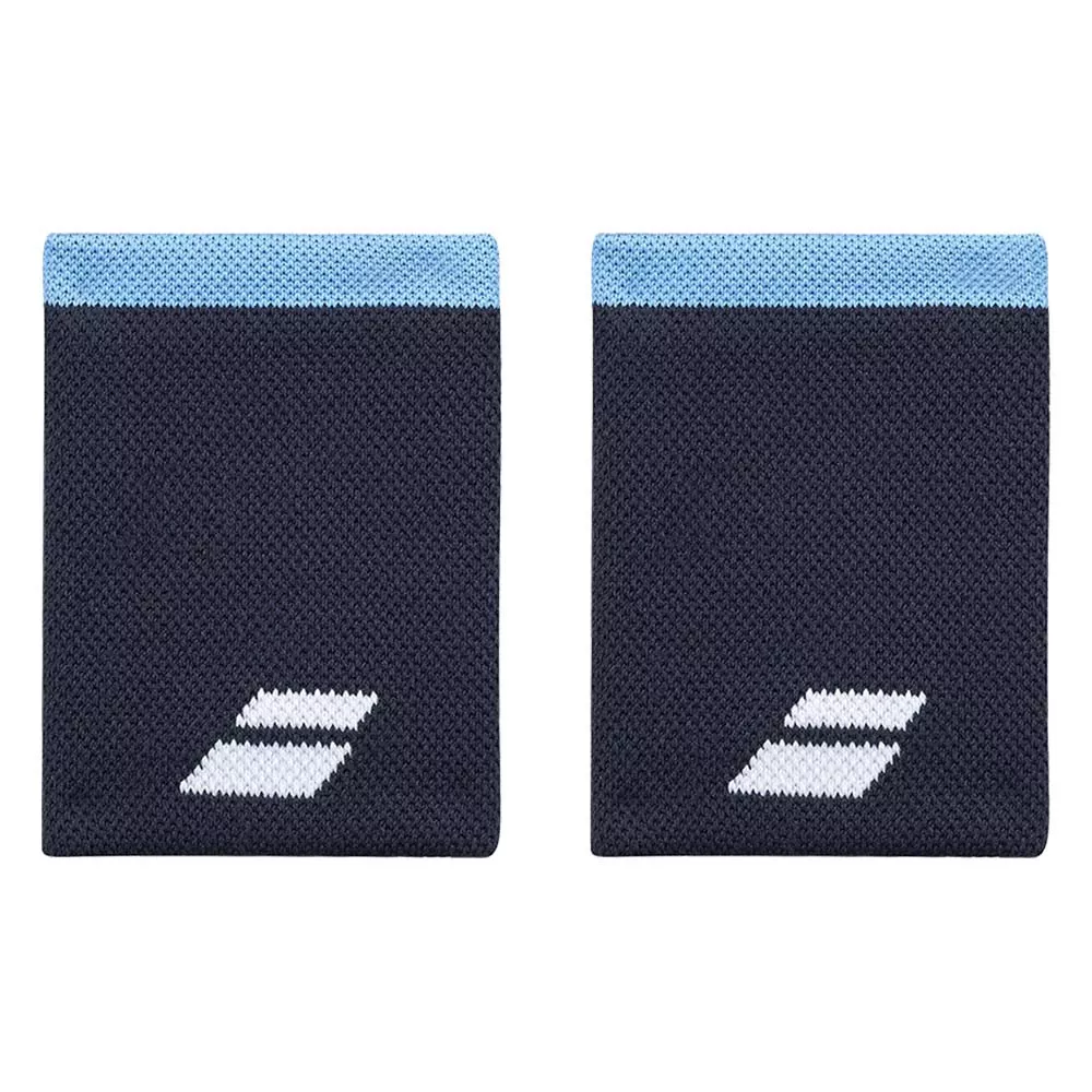 Babolat Jumbo Logo Zwart / Geel polsbandjes x 2
