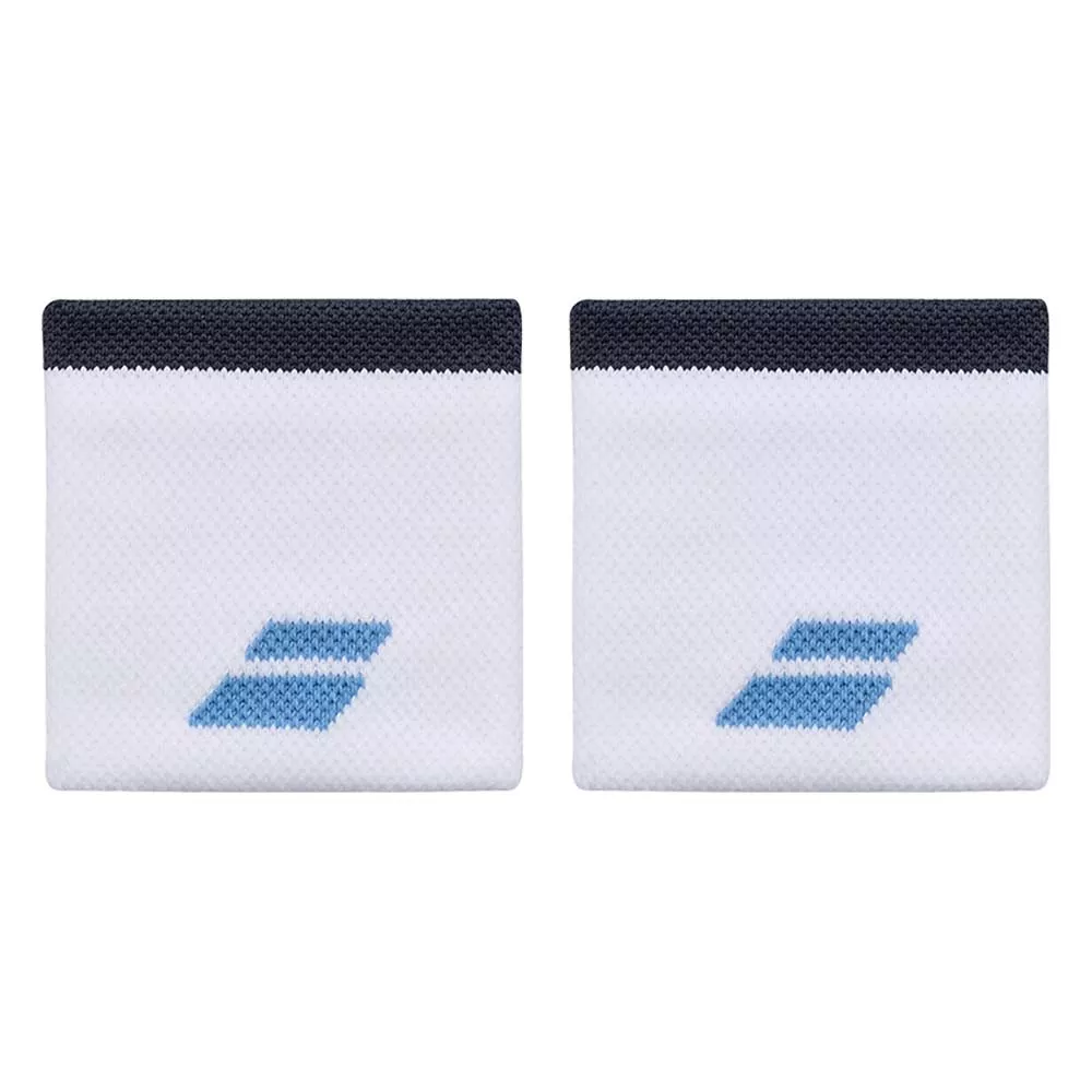 Babolat Logo Wit / Rood polsbandjes x 2