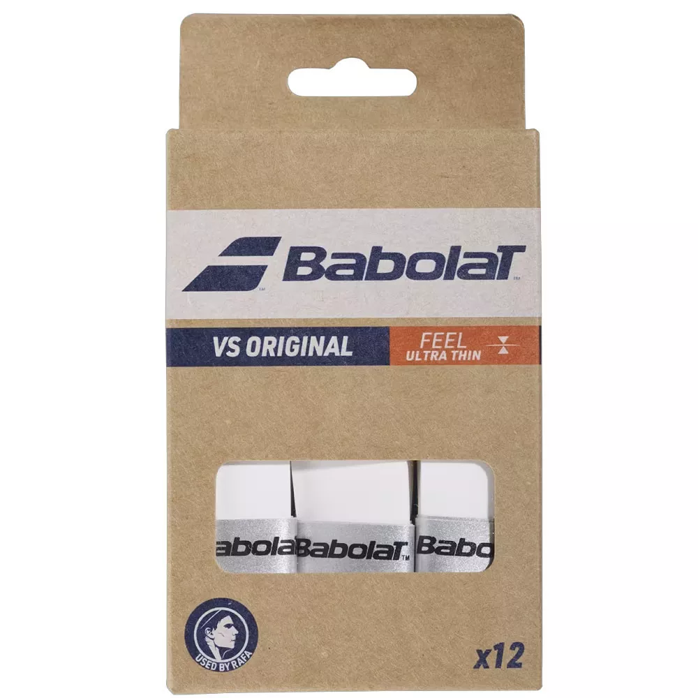 Babolat VS Grip Original Wit x 12 overgrips