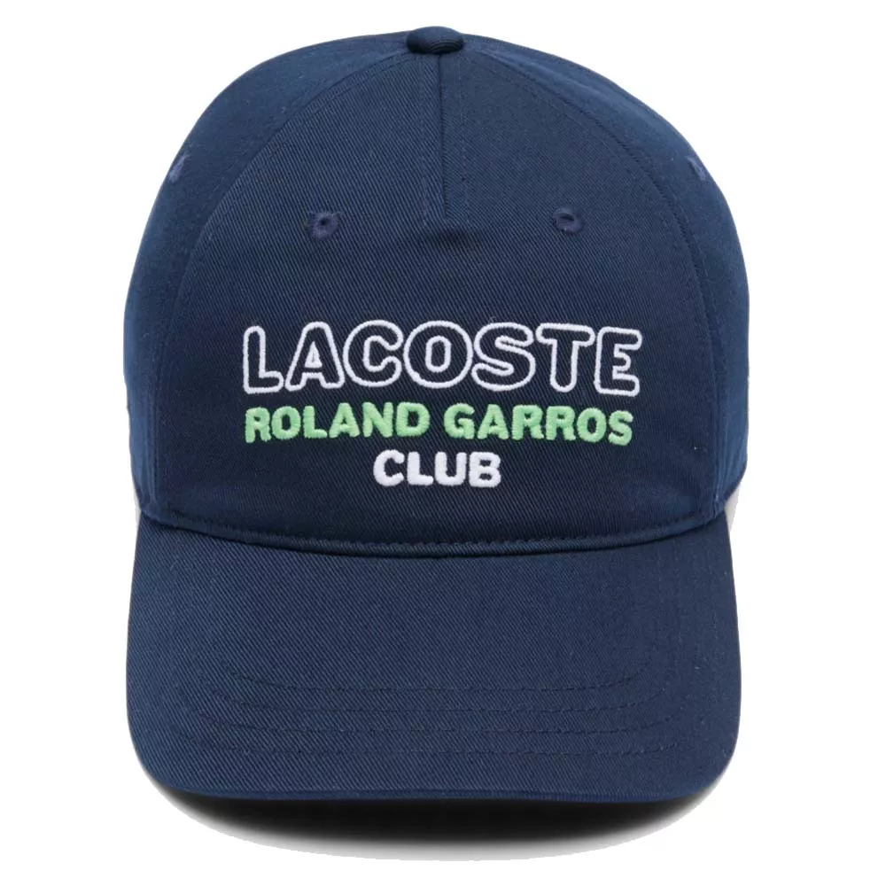 Lacoste Roland Garros Club Marineblauw Pet