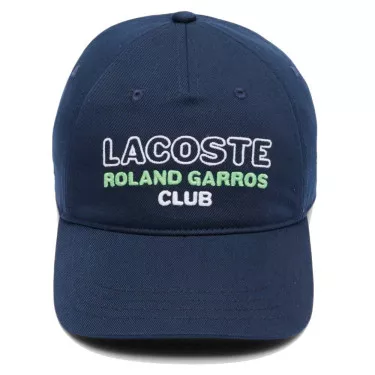 Lacoste Roland Garros Club Marineblauw Pet
