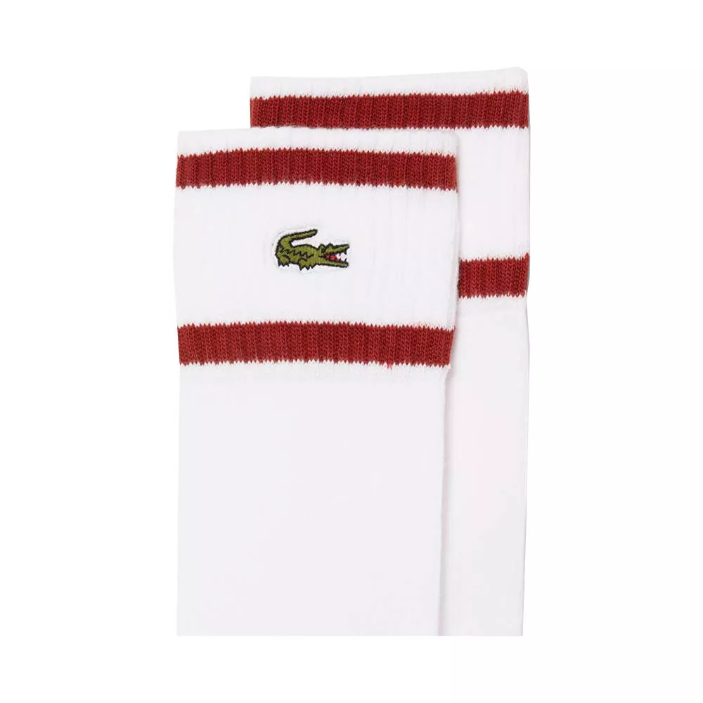 Lacoste Roland Garros Wit / Bruin Sokken