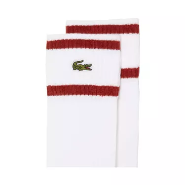 Lacoste Roland Garros Wit / Bruin Sokken