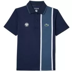 Lacoste Sport Roland Garros Junior Marineblauw polo