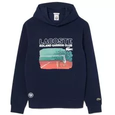 Lacoste Roland Garros Club-hoodie Marineblauw
