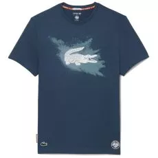 Lacoste Roland Garros Unisex Marineblauw T-shirt