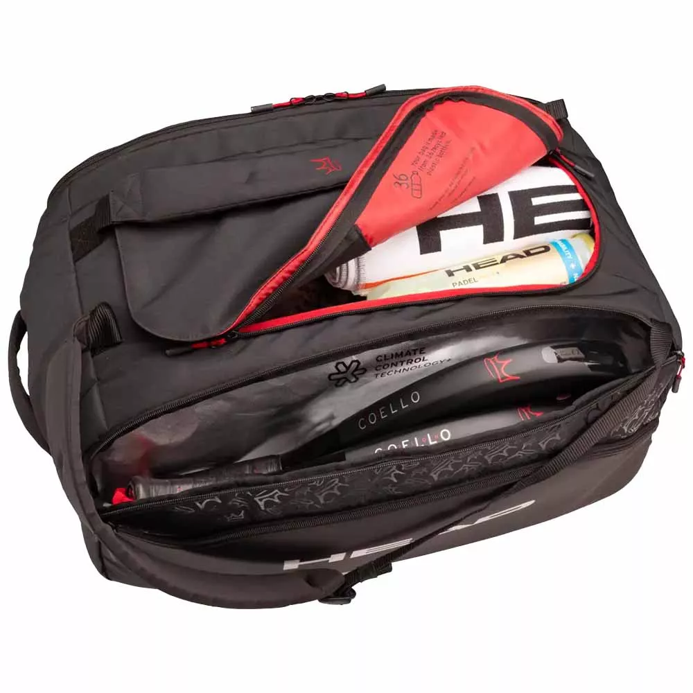Head Pro X Padel L Zwart tas