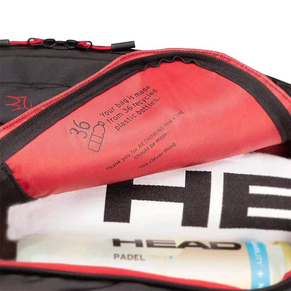 Head Pro X Padel L Zwart tas