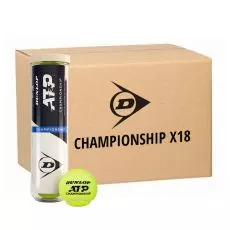 Doos 18 tubes van 4 Dunlop ATP Championship ballen