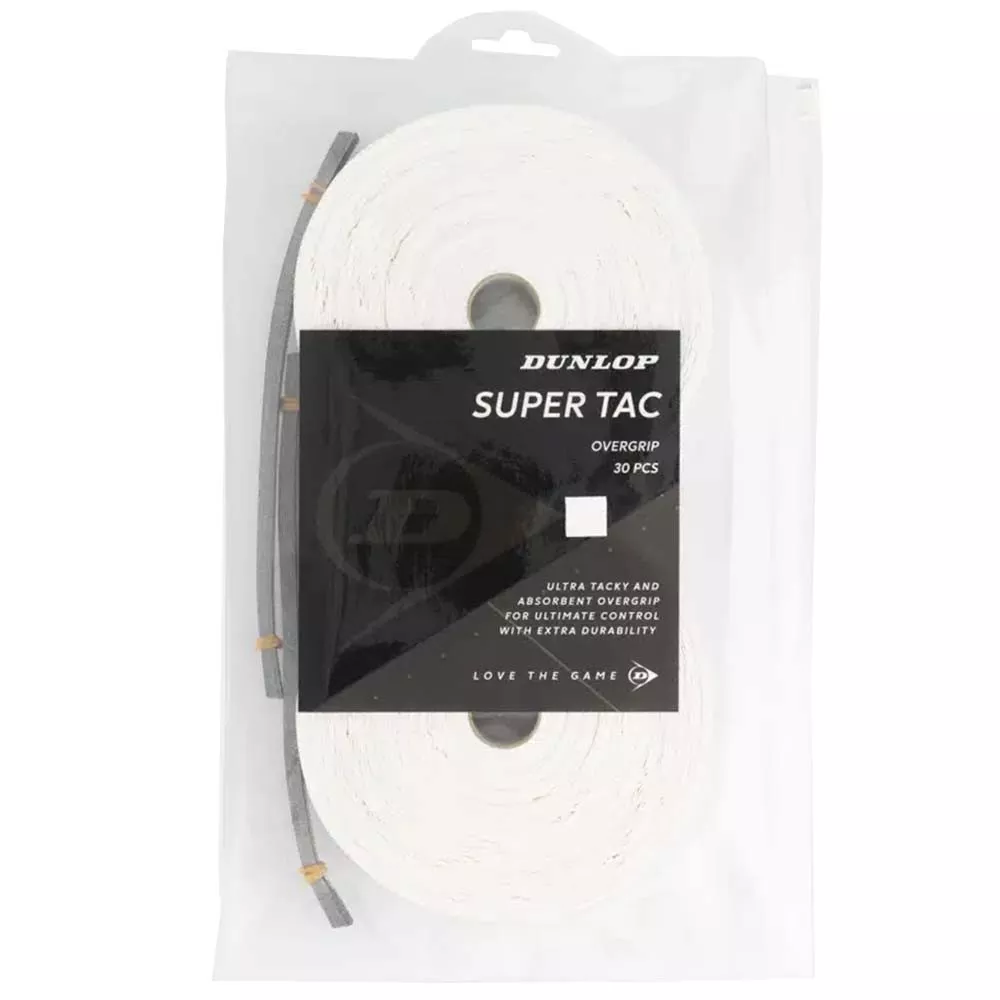 Dunlop Super Tac Wit Overgrips x 30