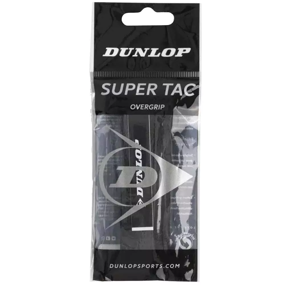 Dunlop Super Tac Zwart Overgrips x 3