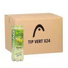 Doos met 24 tubes met 3 Head TIP Groen-ballen