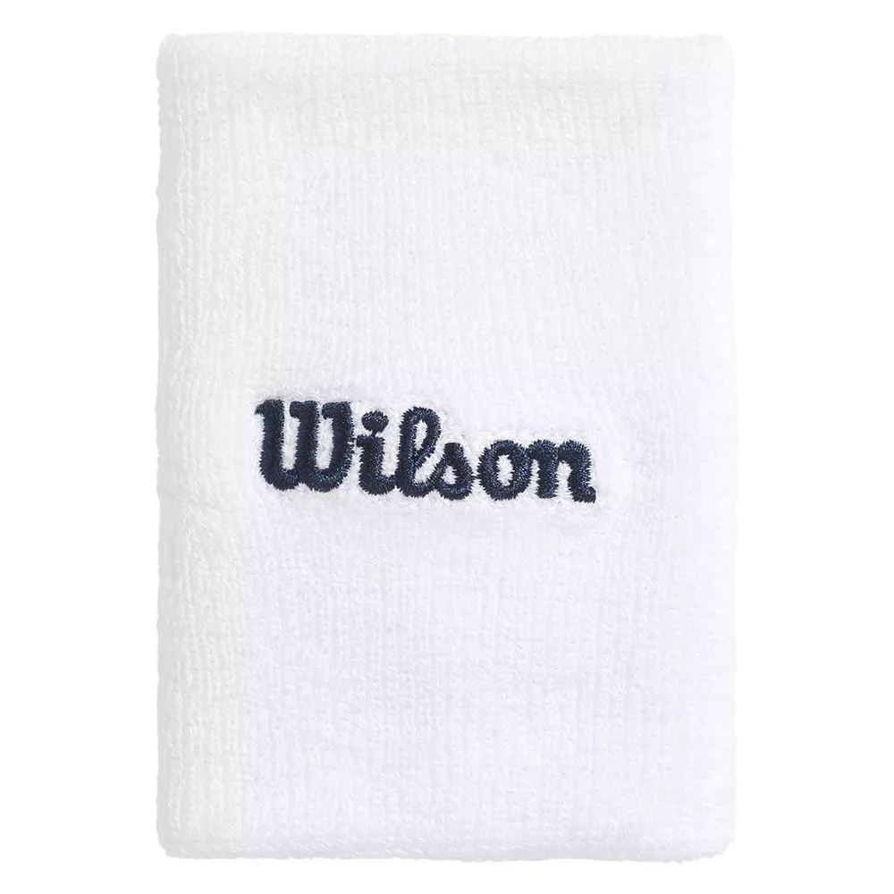 Wilson Wide Terry Marineblauw polsbandjes x2