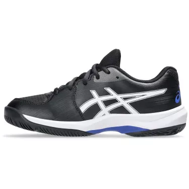Asics Gel Game GS Junior Zwart/Wit schoenen