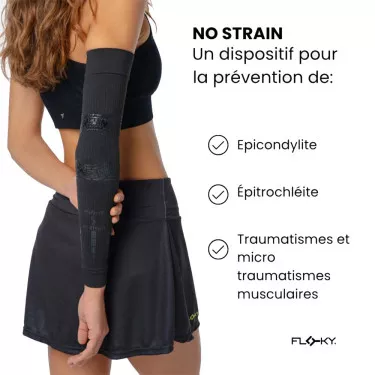 Floky NO-STRAIN Armsleeves Zwart