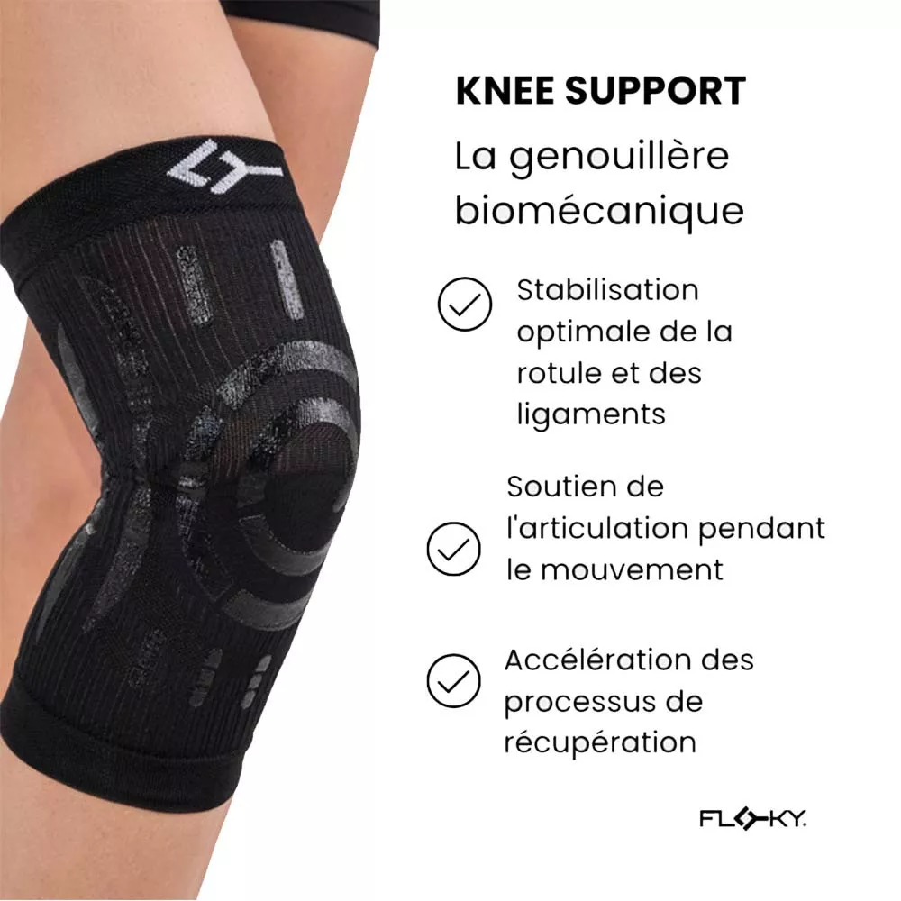 Floky Knee Support Links Zwart