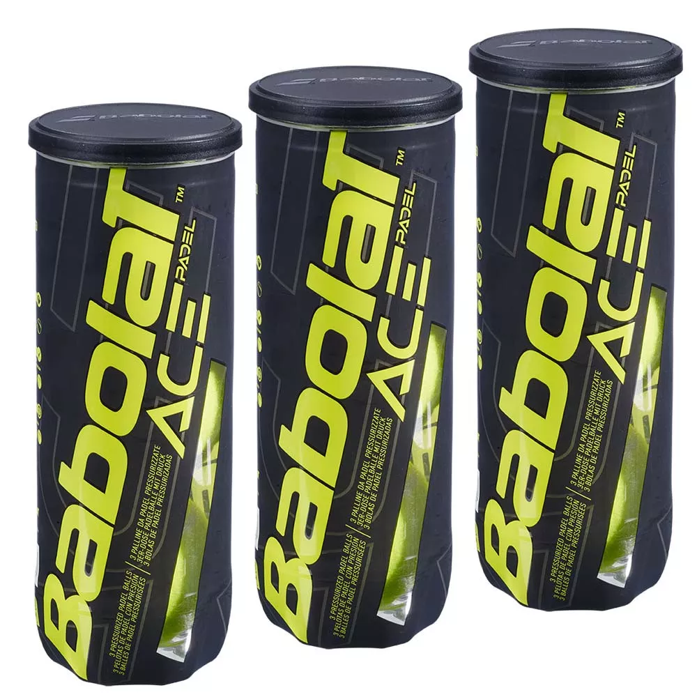 Babolat Ace Padel 3 stuks geel