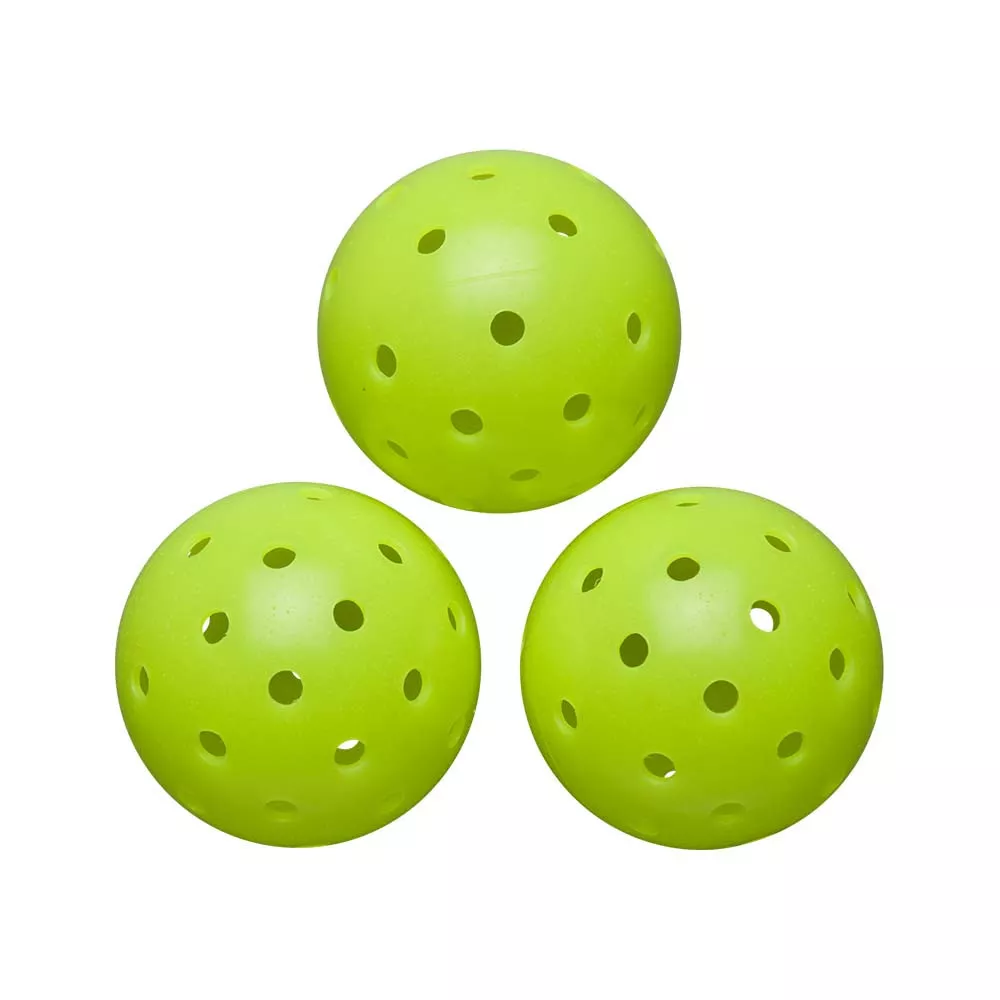 Wilson TRU 32 Indoor Pickleball Ballen x3