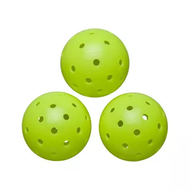Wilson TRU 32 Indoor Pickleball Ballen x3