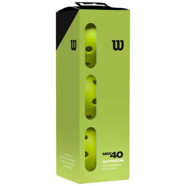 Wilson TRU 32 Indoor Pickleball Ballen x3
