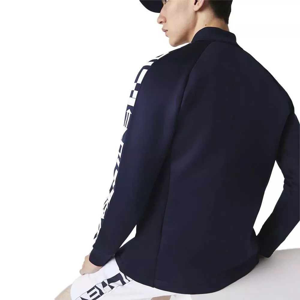 Lacoste Tennis Sportsuit jack met rits Marineblauw