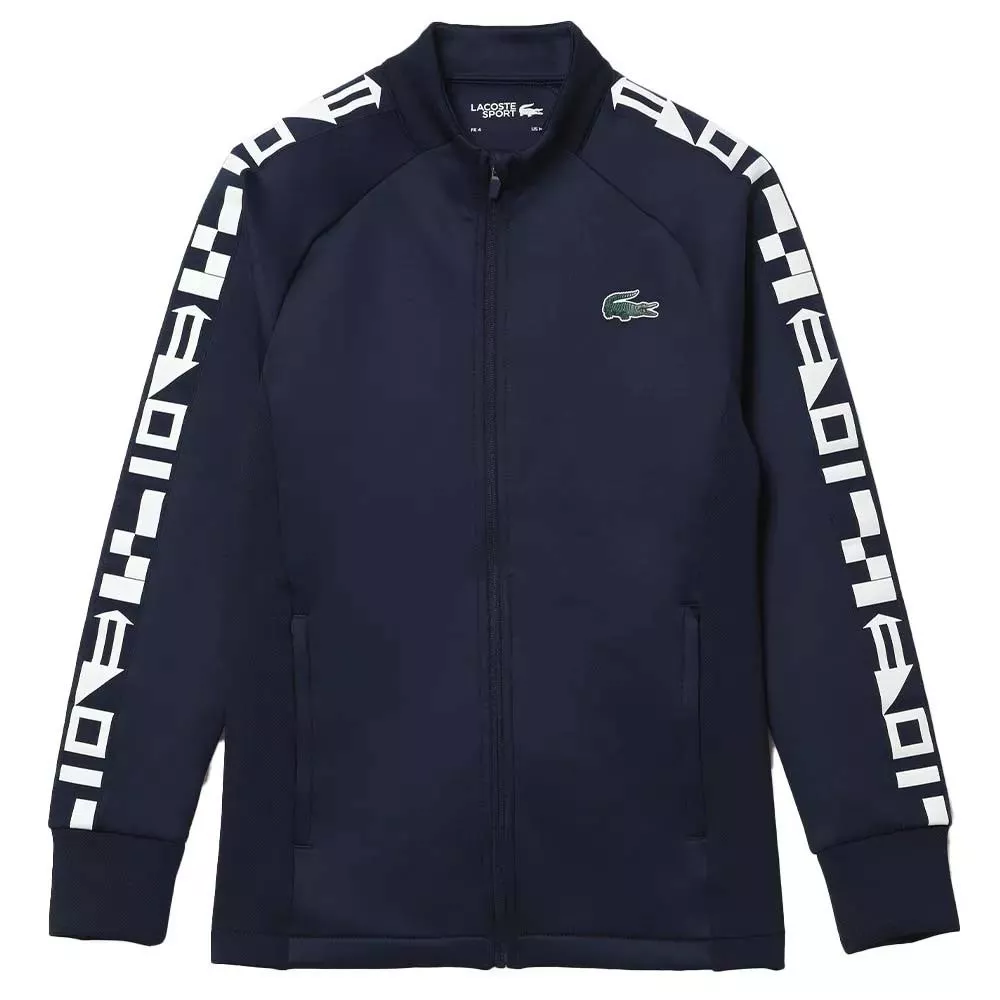 Lacoste Tennis Sportsuit jack met rits Marineblauw
