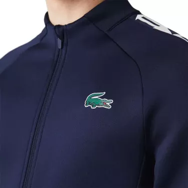 Lacoste Tennis Sportsuit jack met rits Marineblauw