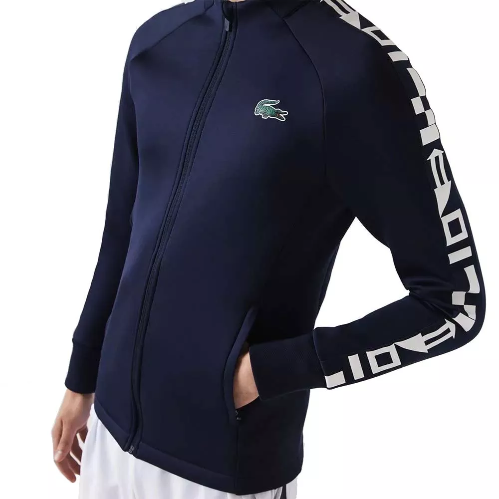 Lacoste Tennis Sportsuit jack met rits Marineblauw