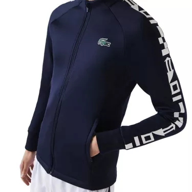 Lacoste Tennis Sportsuit jack met rits Marineblauw