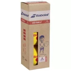 Zak met 3 Babolat Red Foam ballen