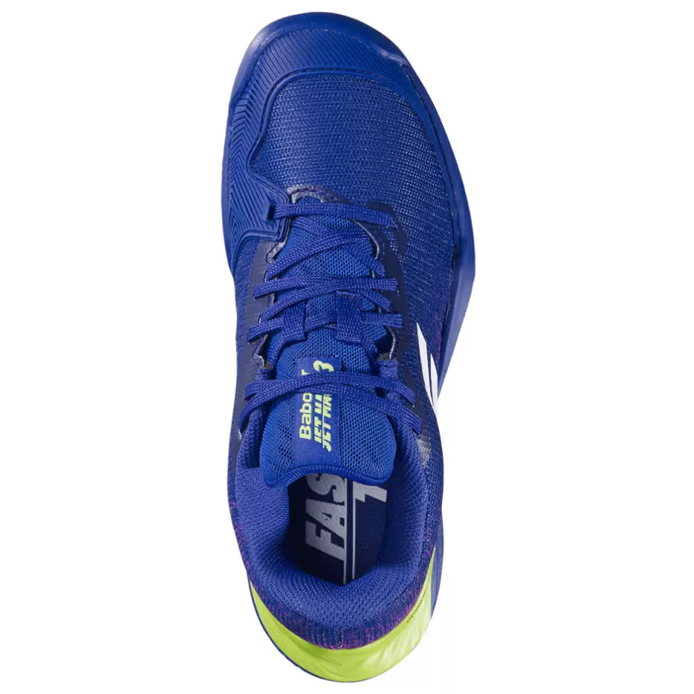 Babolat Jet Mach 3 Junior Marineblauw schoenen