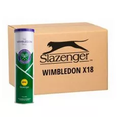Doos 18 tubes van 4 Slazenger Wimbledon ballen