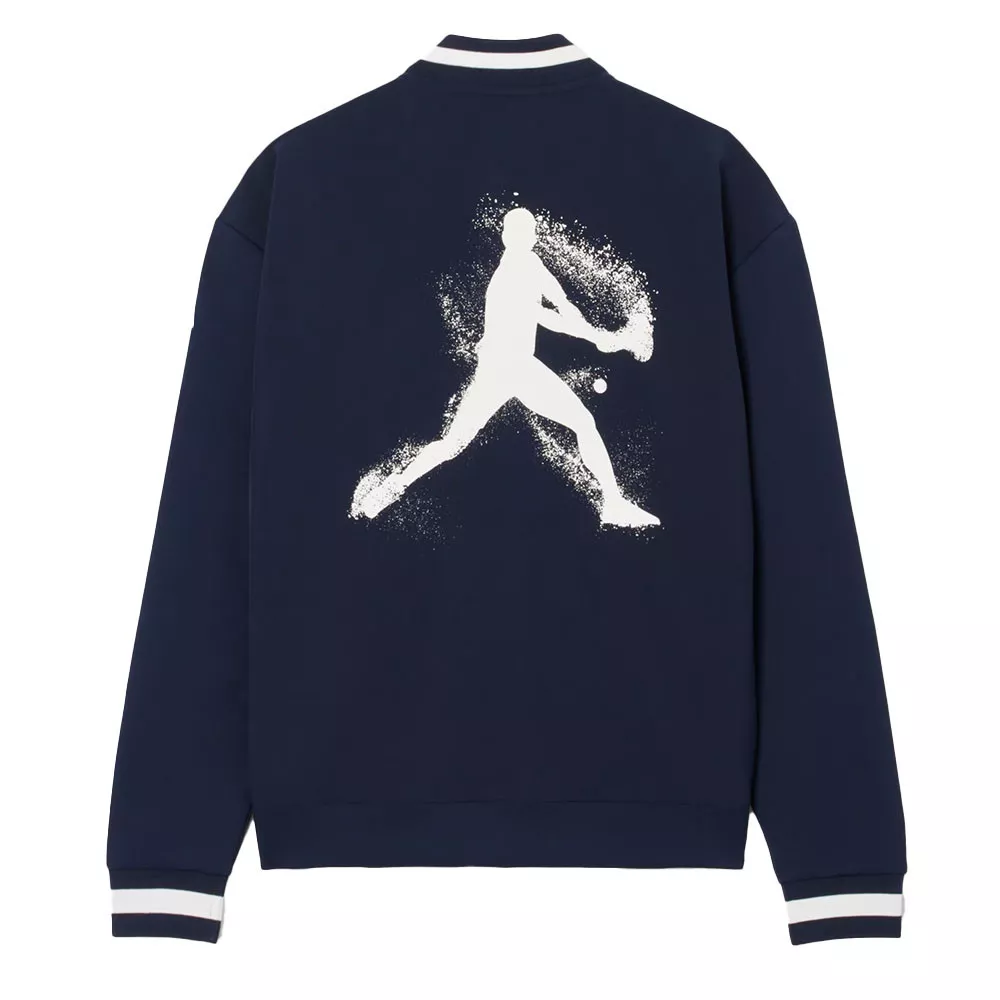 Lacoste Roland Garros jack met rits Marineblauw