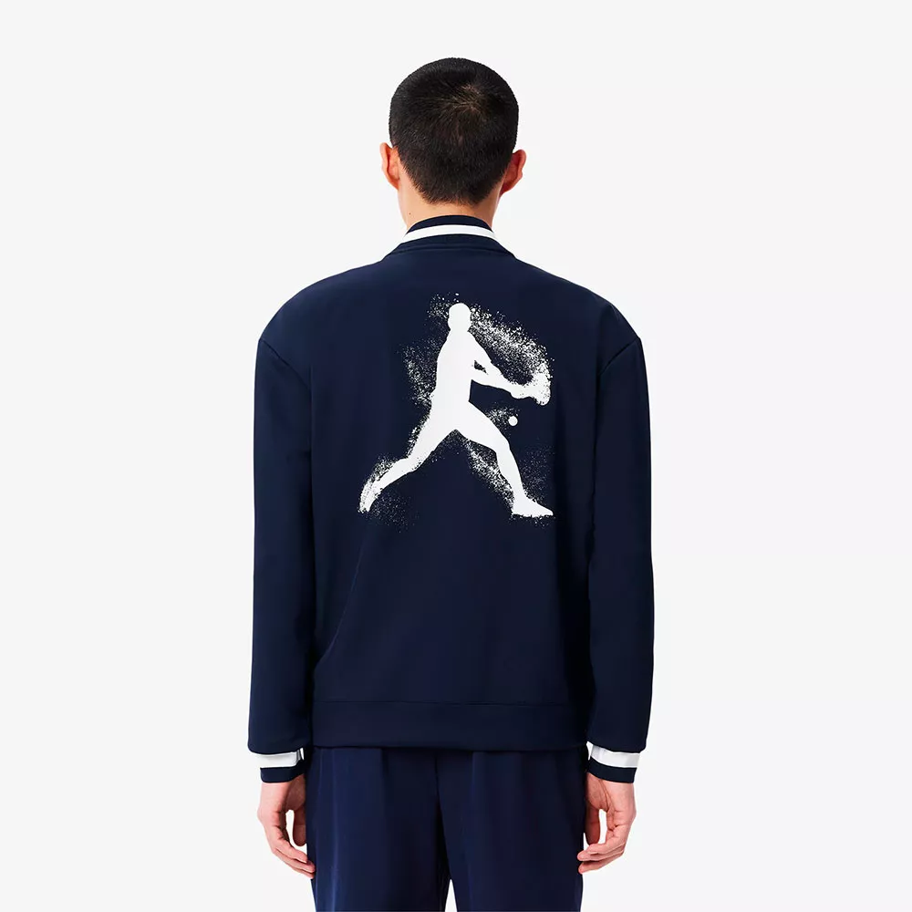 Lacoste Roland Garros jack met rits Marineblauw