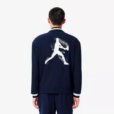 Lacoste Roland Garros jack met rits Marineblauw
