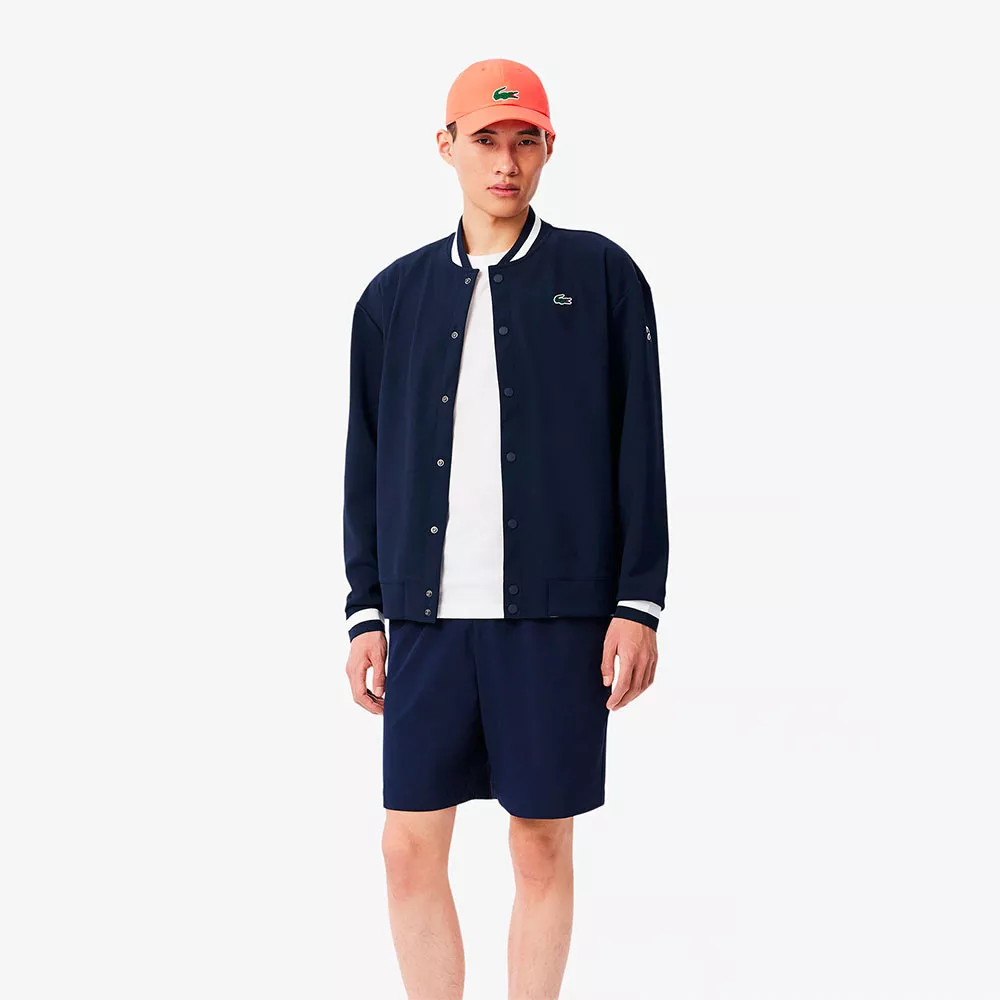 Lacoste Roland Garros jack met rits Marineblauw