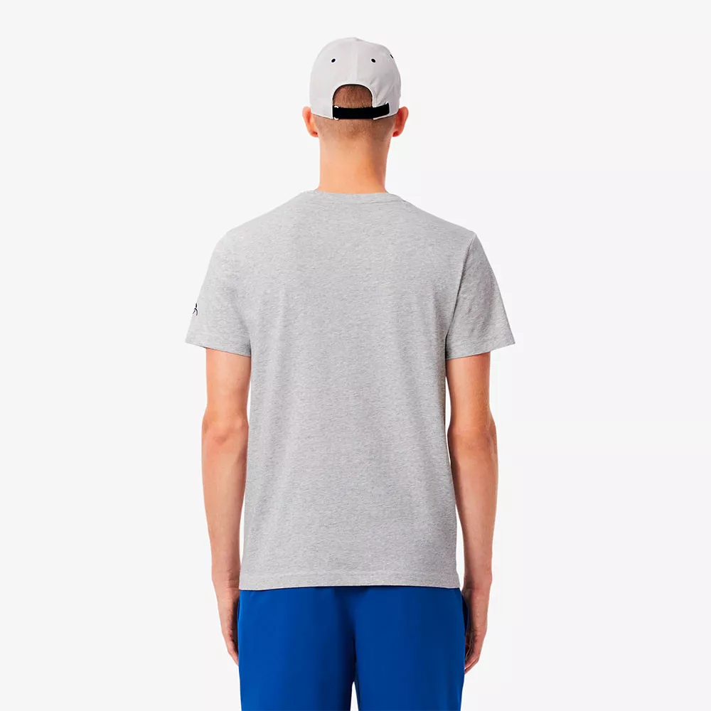 Pak T-shirt + Cap Lacoste Tennis x Novak Djokovic Rood