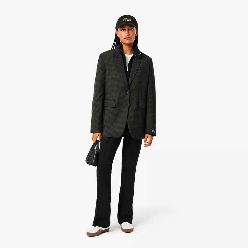 Lacoste Katoenen Twill Pet Marineblauw