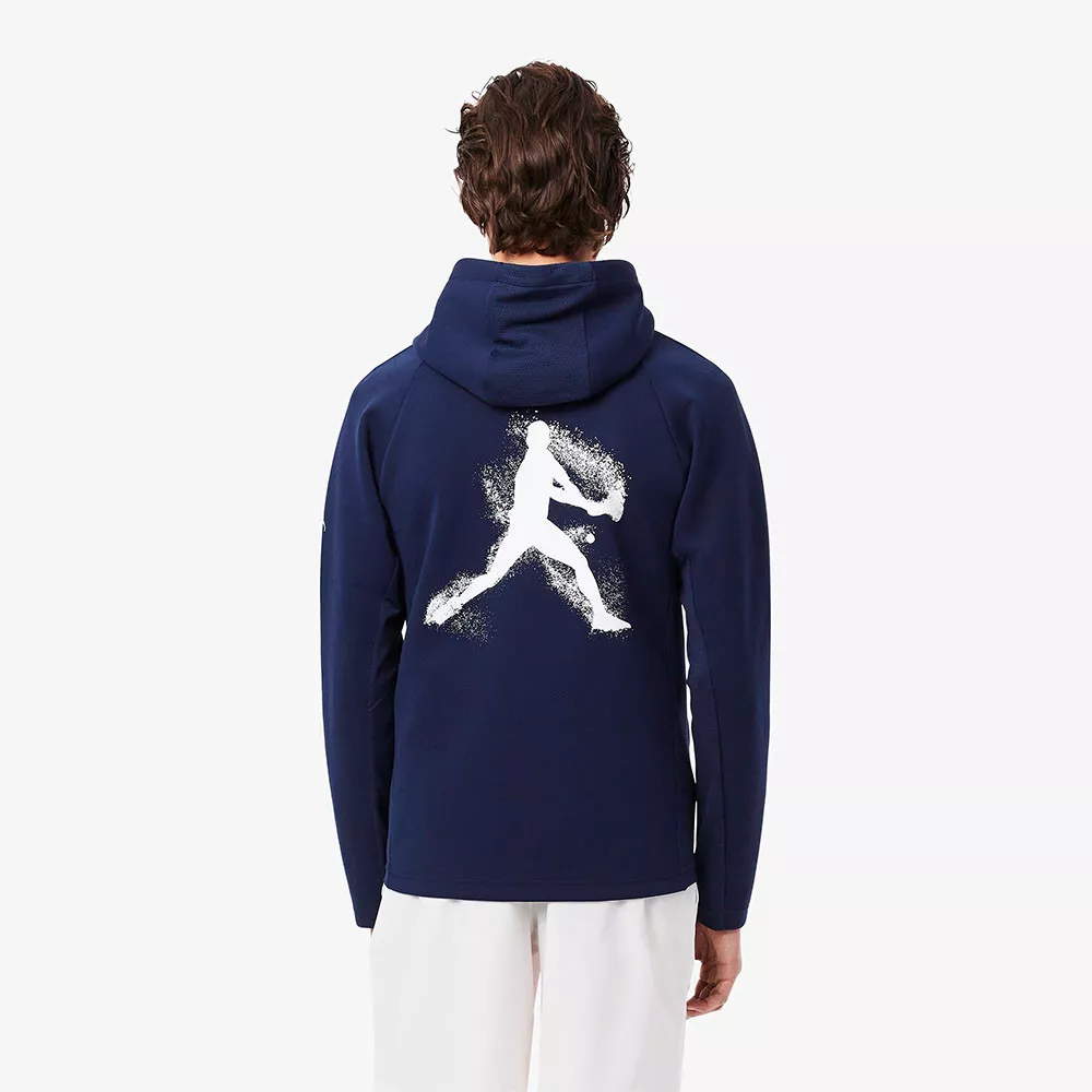 Lacoste Roland Garros jack met rits Marineblauw