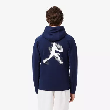 Lacoste Roland Garros jack met rits Marineblauw