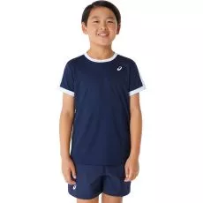 T-Shirt Asics Jongens Marineblauw