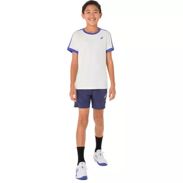 T-Shirt Asics Jongens Cr&egrave;me / Blauw