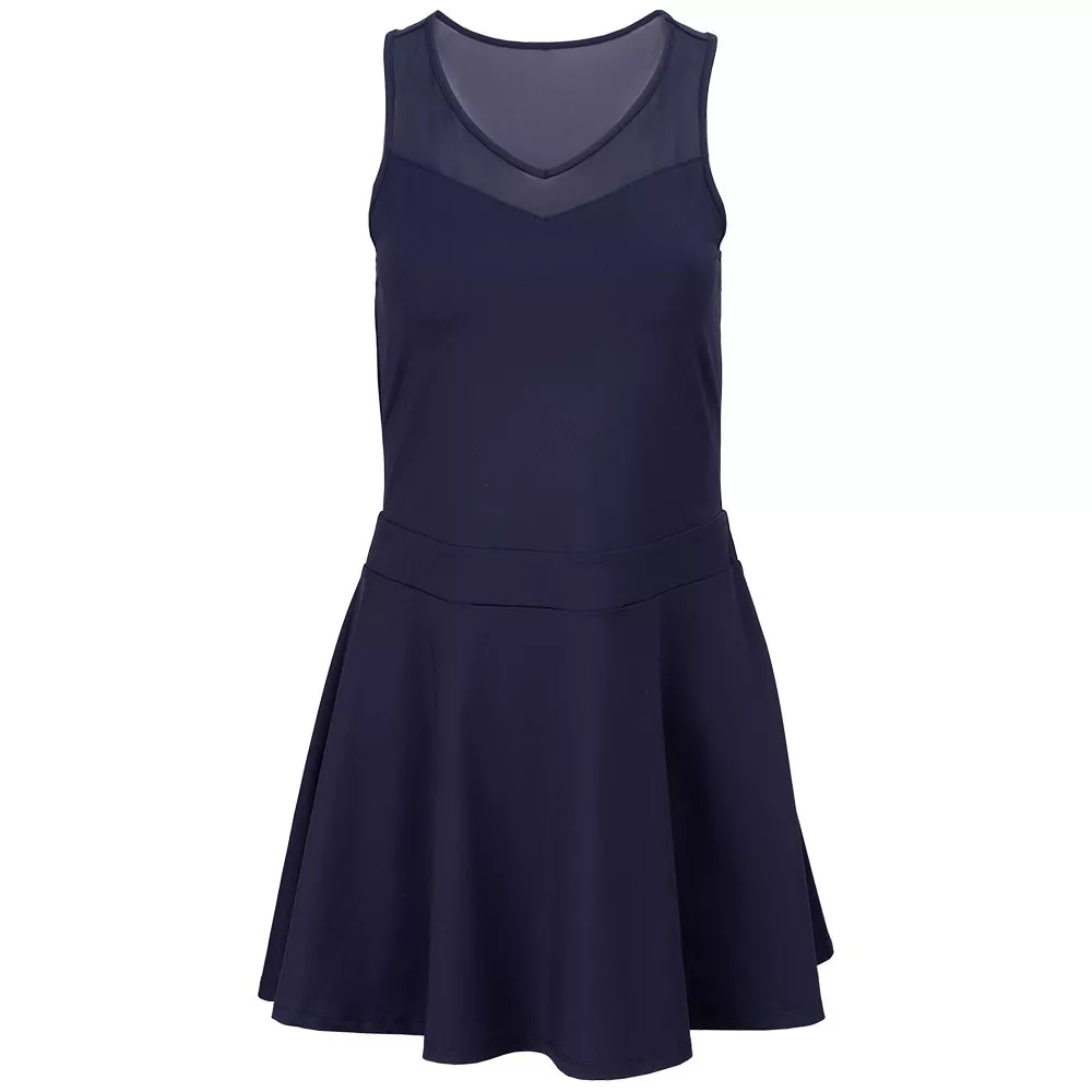 Lacoste Tennis Stretch Jurk Dames Blauw