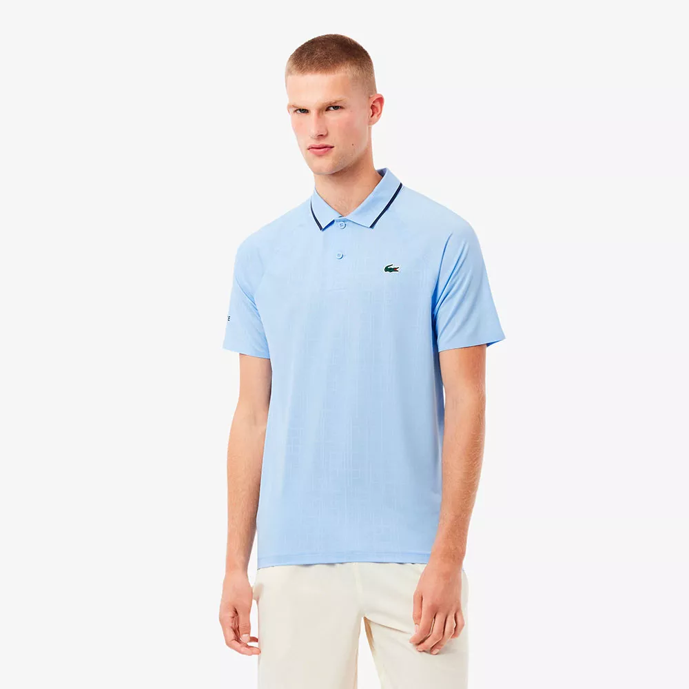 Polo Lacoste Tennis Novak Djokovic Zwart