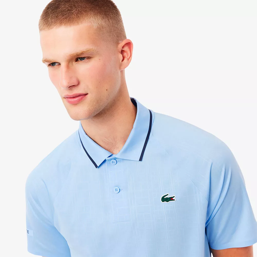 Polo Lacoste Tennis Novak Djokovic Zwart