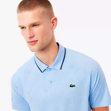 Polo Lacoste Tennis Novak Djokovic Zwart