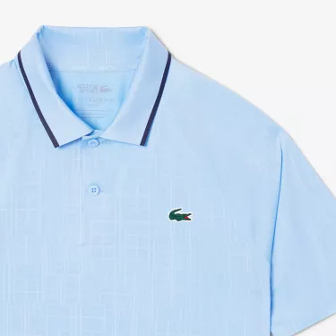 Polo Lacoste Tennis Novak Djokovic Zwart