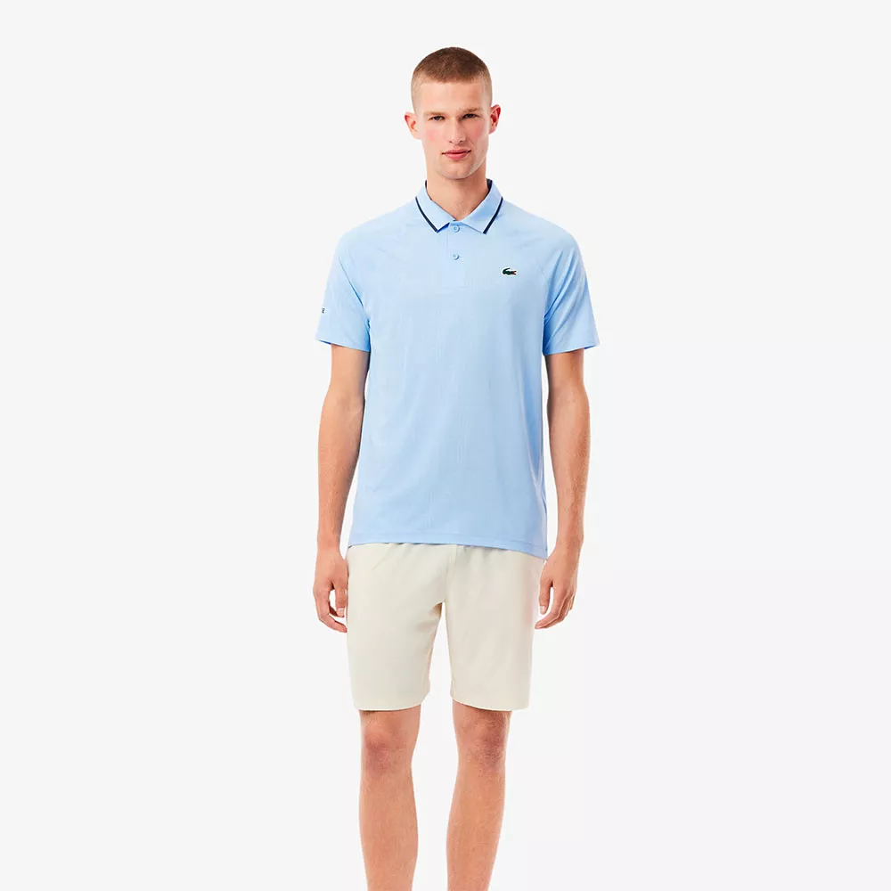 Polo Lacoste Tennis Novak Djokovic Zwart